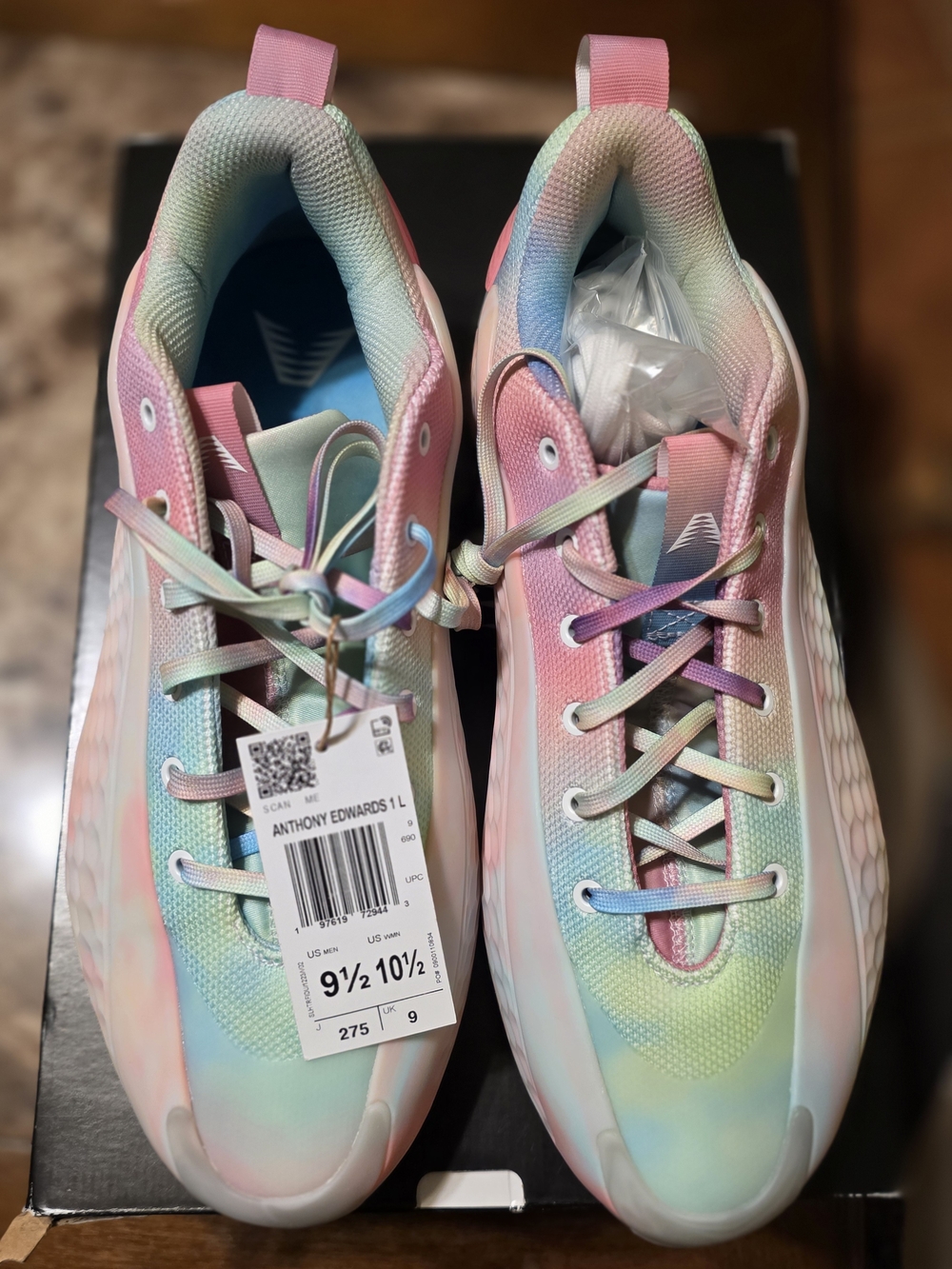 adidas Anthony Edwards 1 Low 3SSB also commonly referred to as the Cotton Candy